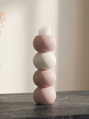 Blush Sphere Candleholder