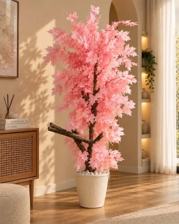 083ff2f5-eff7-45b7-9350-bf6282451f33 Pink Blossom Artificial Tree - product view 3