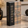 19cde77a-e52e-4e1e-bf47-633e25ae5b38 Checkered Pattern Decorative Book