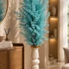 30b70d19-8c93-4599-a759-8aa78c42f2ec Teal Artificial Pine Tree - product view 3