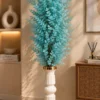 5687be99-1d94-4176-9f37-2a856018848f Teal Artificial Pine Tree