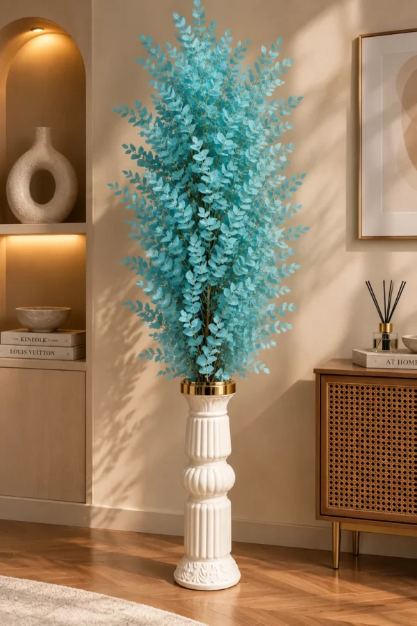 5687be99-1d94-4176-9f37-2a856018848f Teal Artificial Pine Tree