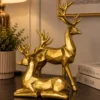 ChatGPT Image Sep 10, 2026, 05_45_42 PM (1) Gold Deer Figurine Pair