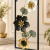 ChatGPT Image Sep 10, 2026, 08_44_33 PM (2) Floral Metal Wall Art — Black & Gold - product view 3