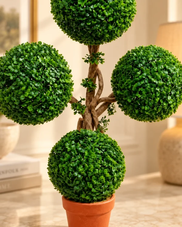 ChatGPT Image Sep 10, 2026, 10_00_14 PM (3) Four-Ball Topiary Artificial Tree - product view 2