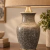 Marbled Crackle Ceramic Table Lamp - product view 3