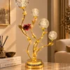 Rose Branch Crystal Globe Table Lamp - product view 2