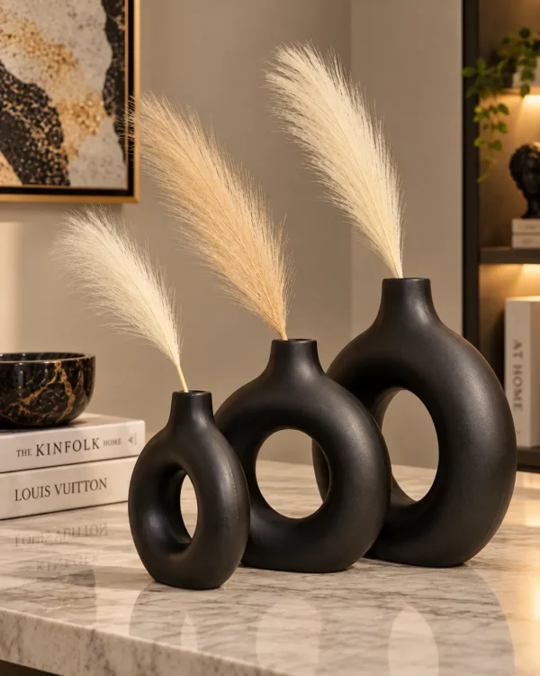 ChatGPT Image Sep 11, 2026, 03_31_40 PM Sculptural Ring Vase Set