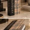 a3c6f2b3-1263-45b9-a068-3c1d5b07dc66 Checkered Pattern Decorative Book - product view 2
