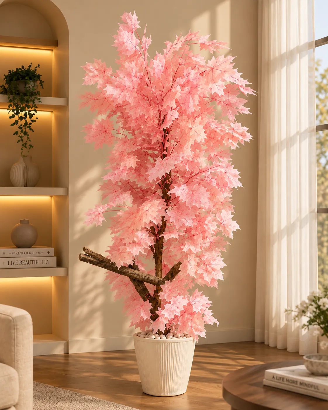 Pink Blossom Artificial Tree