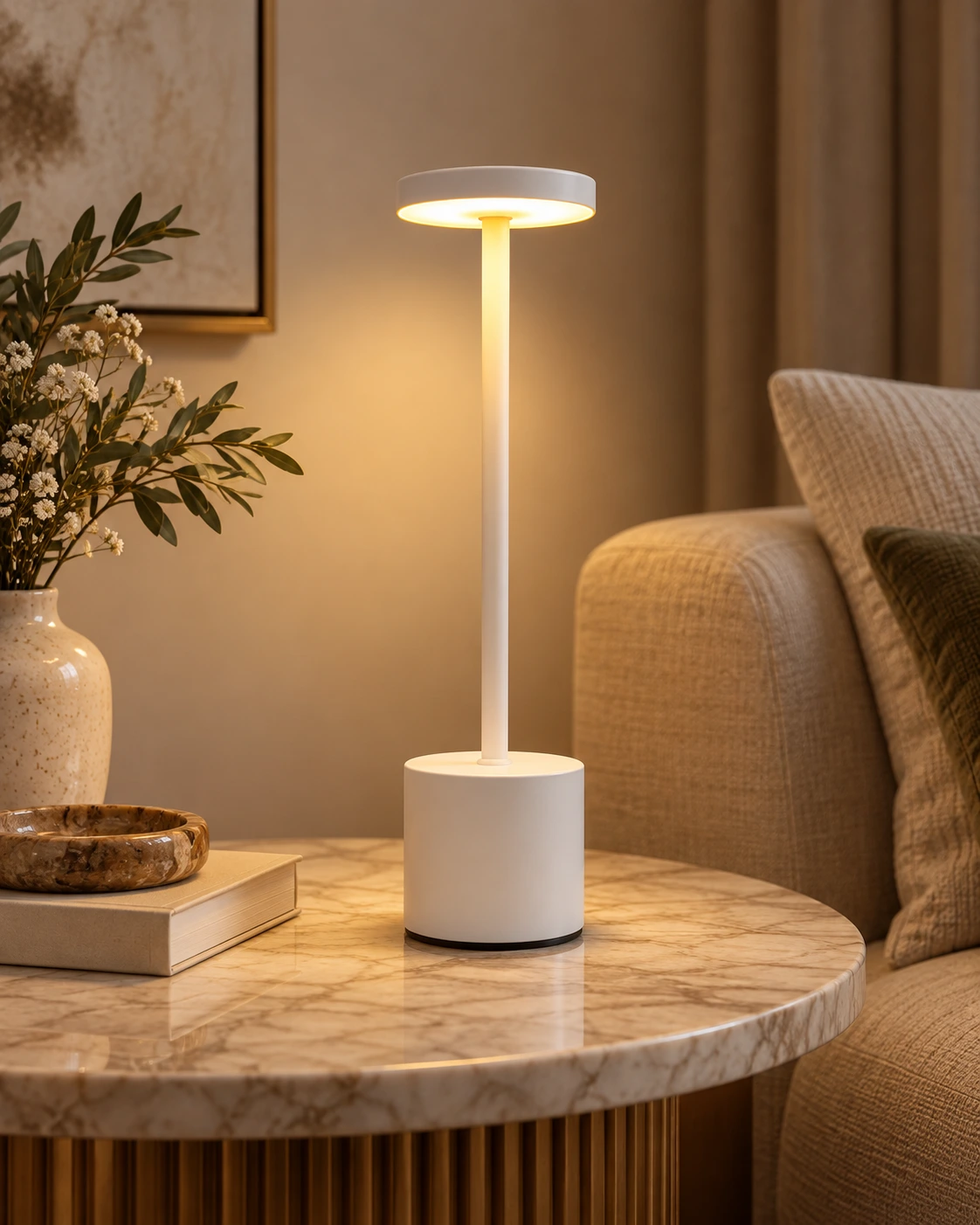 Aesthetic Touch Lamp