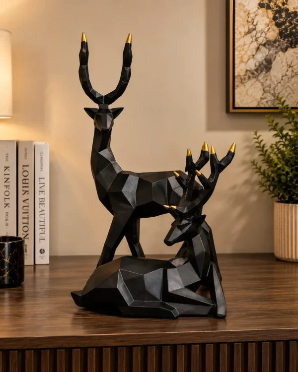 Sculptural Deer Figurine - product view 2