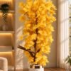 70 inch Yellow Blossom Artificial Tree