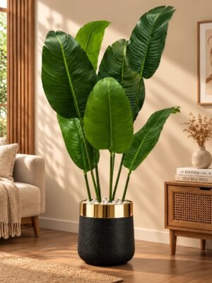 60 inch Artificial Banana Tree