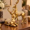 ChatGPT Image Sep 14, 2026, 02_27_13 PM (1) Premium Gold Deer Set of Two - product view 3