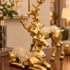 ChatGPT Image Sep 14, 2026, 02_28_54 PM Premium Gold Deer Set of Two