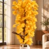 70 inch Yellow Blossom Artificial Tree