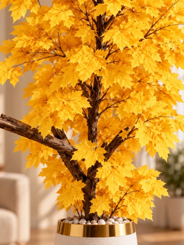 70 inch Yellow Blossom Artificial Tree