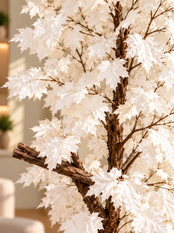 70 inch White Blossom Artificial Tree