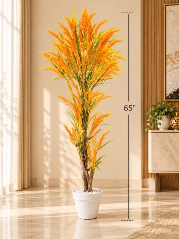 65-Inch Artificial Golden Corn Tree