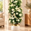 img_4604-2 White Daisy Blossom Artificial Tree
