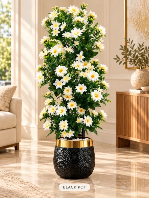 img_4606-2 White Daisy Blossom Artificial Tree