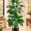Tropical Palm Artificial Floor Plant