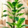 Variegated Tropical Leaf Artificial Plant