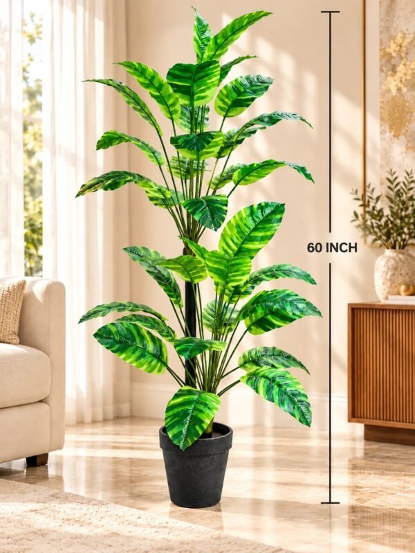 Variegated Tropical Leaf Artificial Plant