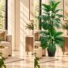Tropical Palm Artificial Floor Plant