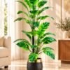 Variegated Tropical Leaf Artificial Plant